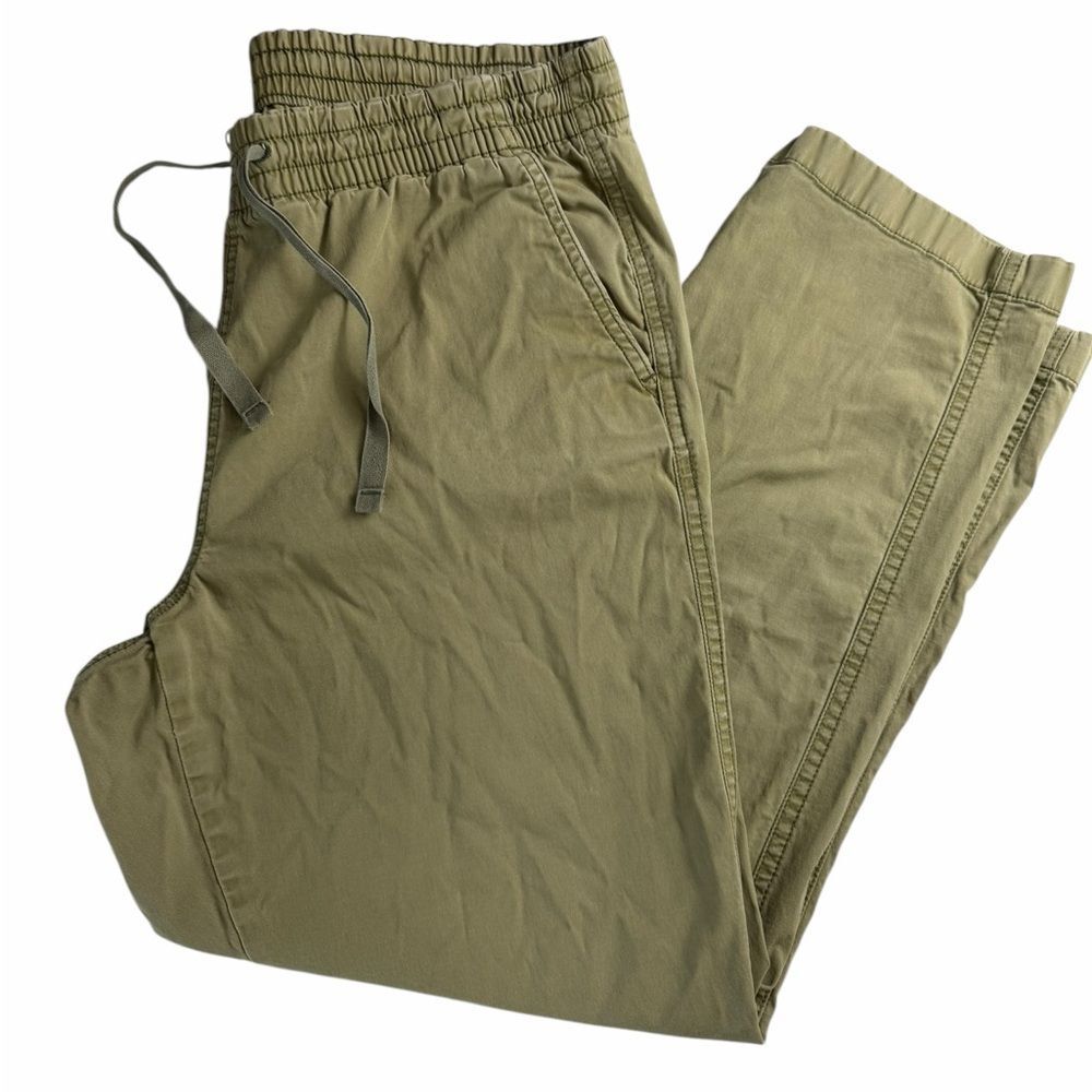 LL BEAN Favorite Fit Slim organic cotton cropped Pants Size 12